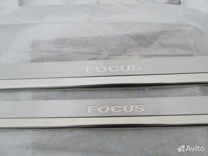 Накладки на пороги Ford focus 2 с 2005 - 2011 купе