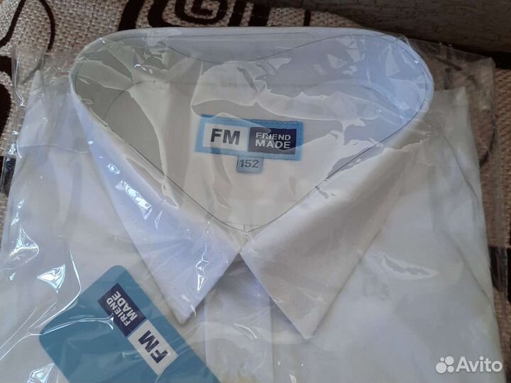 Рубашка белая для мальчика