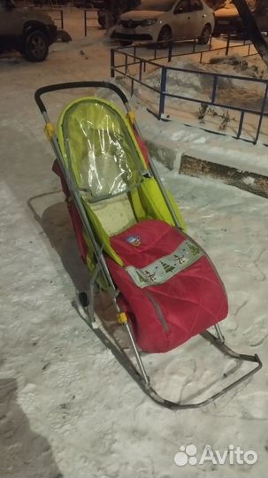 Коляска санки
