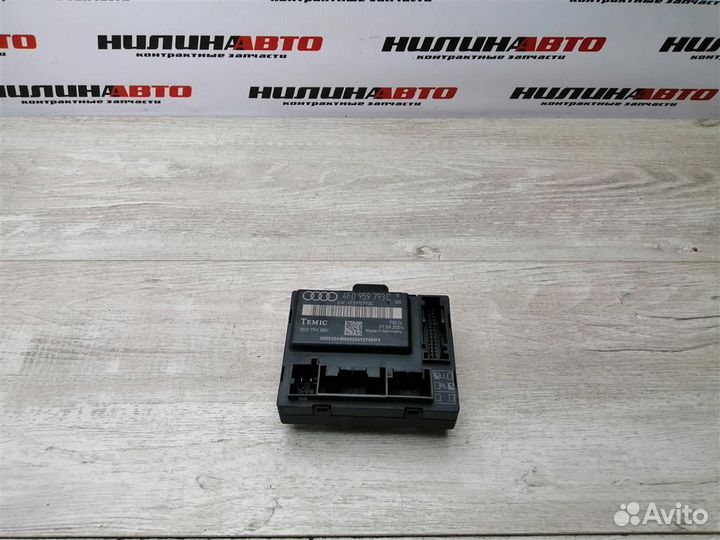 Блок управления передней двери Ауди А6 С6