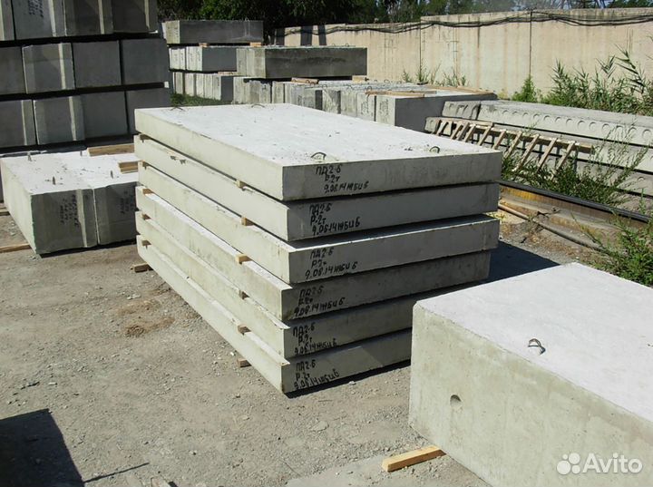 Плиты дорожные новые и бу