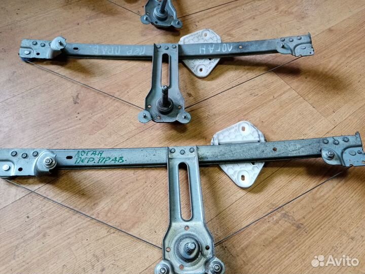 Передние правые мех.стеклоподьемники рено логан 1