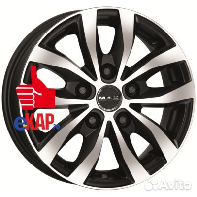 MAK 7x17/5x120 ET55 D65,1 Load 5 Ice Black