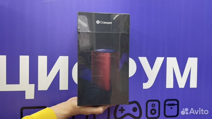 Умная колонка Яндекс станция 2, черная