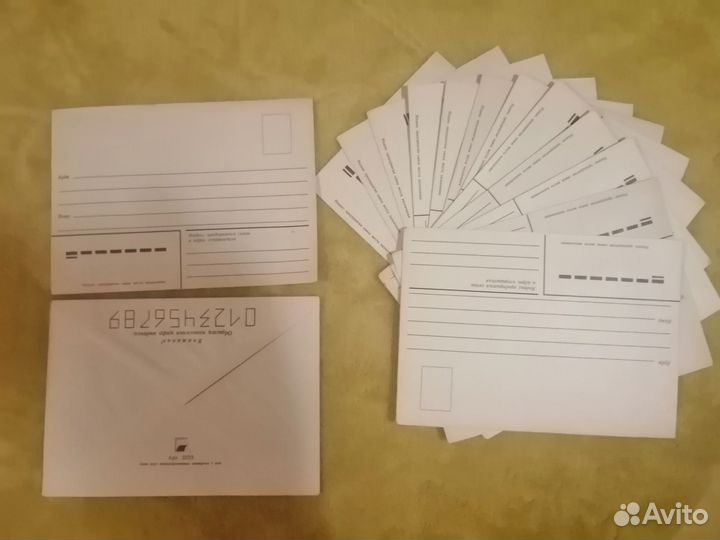 Почтовые конверты СССР
