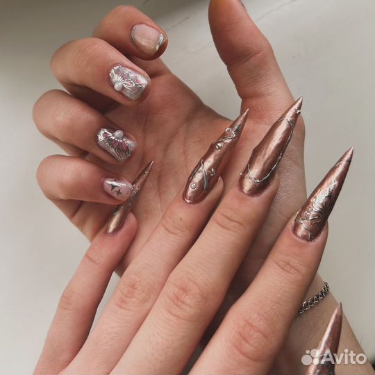 Маникюр с покрытием