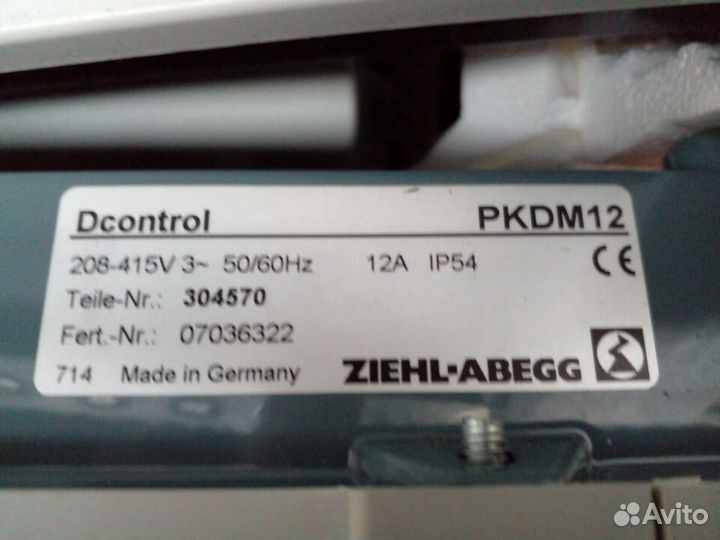 Регуляторы оборотов вентиляторов Ziehl-Abegg