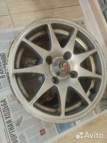 Литой диск R14 Kia Rio 2010г. Один диск