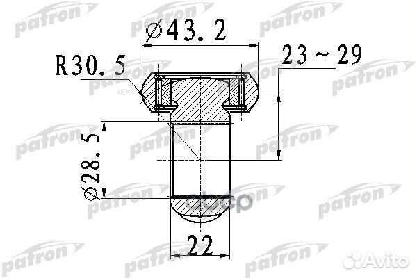 Трипод Z34 D43.2MM H22 audi: A3 03-12 seat
