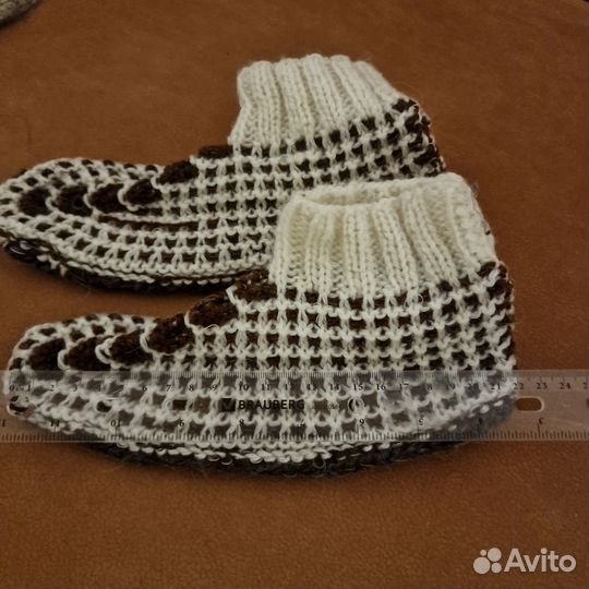 Вязанные носки ручной работы