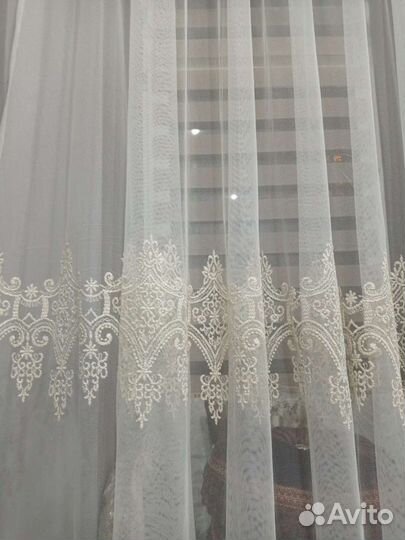 Тюль сетка грек 7м,О.А.Э.сетка вышивка
