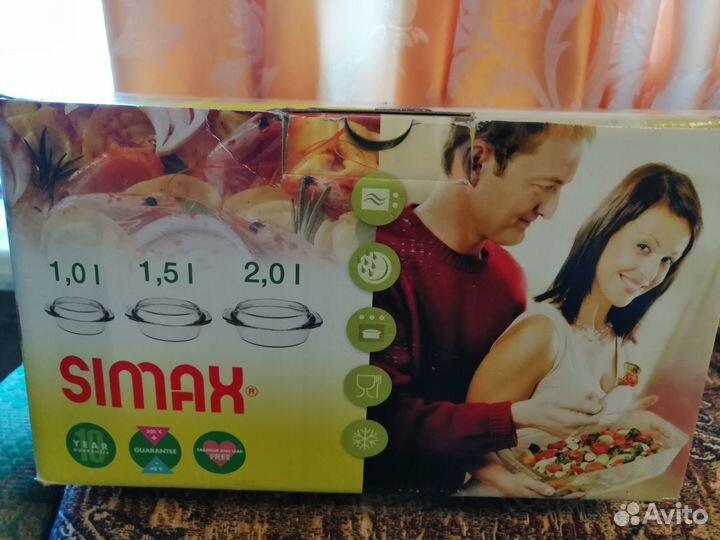 Новые стеклянные кастрюли Simax Чехия