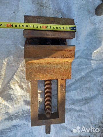 Тиски станочные слесарные СССР