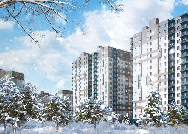 1-к. квартира, 34,4 м², 13/16 эт.