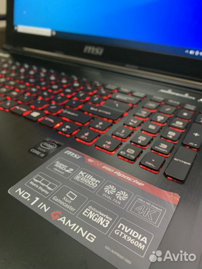 Игровой ноутбук msi