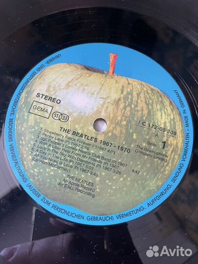 Сборник LP The Beatles 1962-1966 1967 - 1970