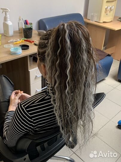 Косы с канекалоном афрокосы Афрокудри