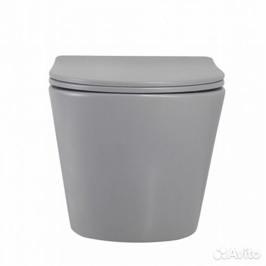 Унитаз подвесной Abber Bequem AC1102MG безободковый