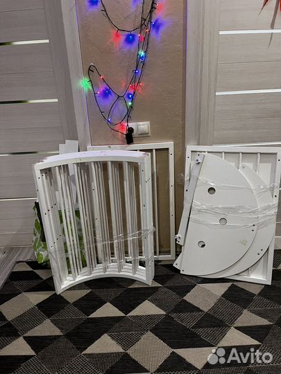 Детская кроватка 7в1, с маятником