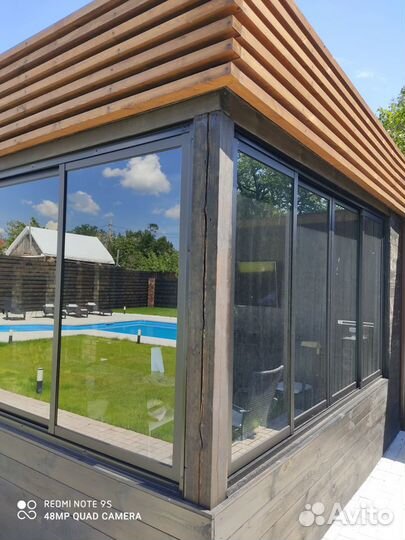 Раздвижные Окна для беседки, террас, веранд