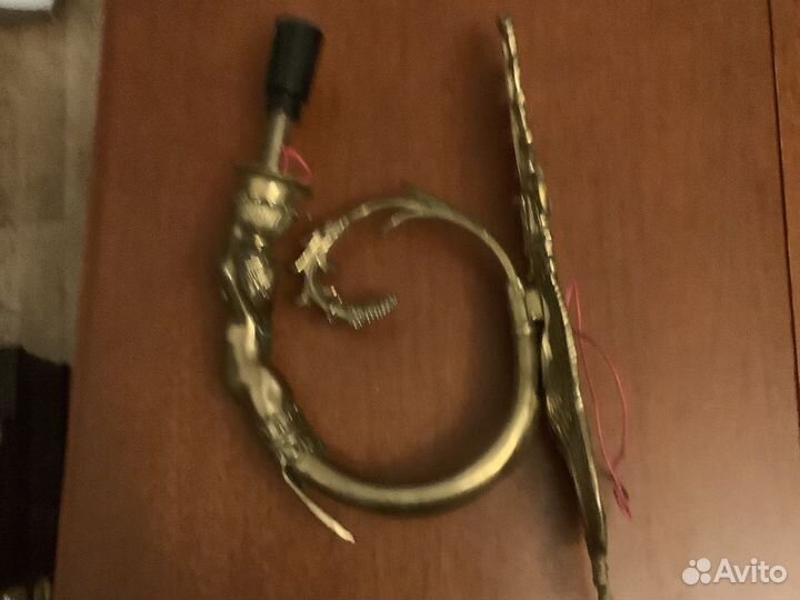 Настенный светильник бра бронза на реставрацию