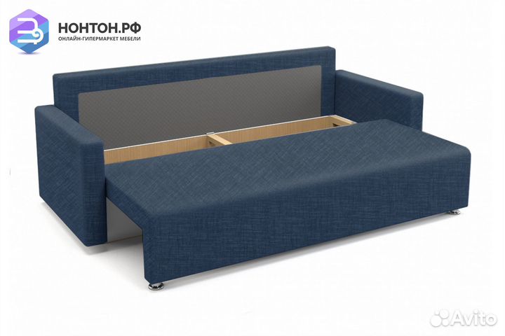 Диван еврокнижка Олимп синий