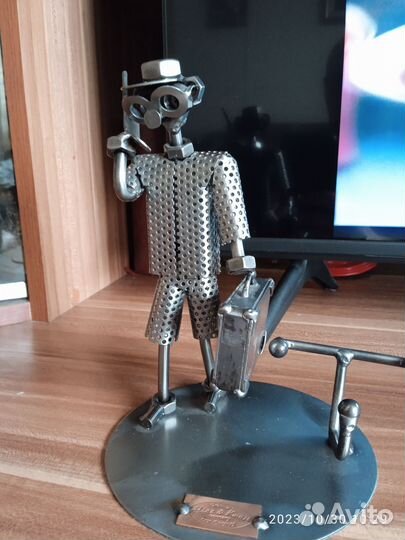 Железная статуэтка банкир. Германия