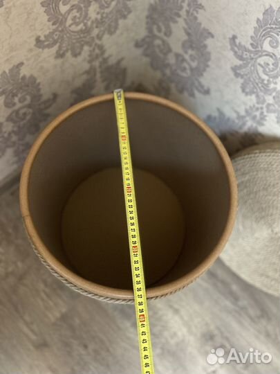 Пуфик из джута