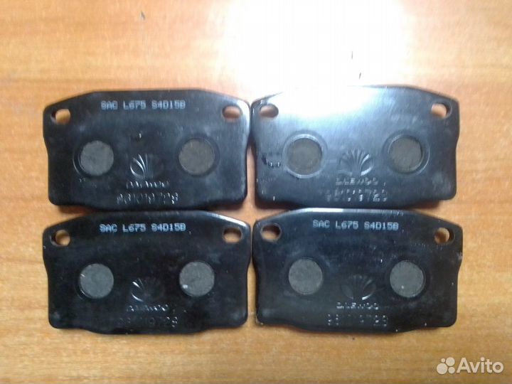 Колодки тормозные передние daewoo Nexia нексия