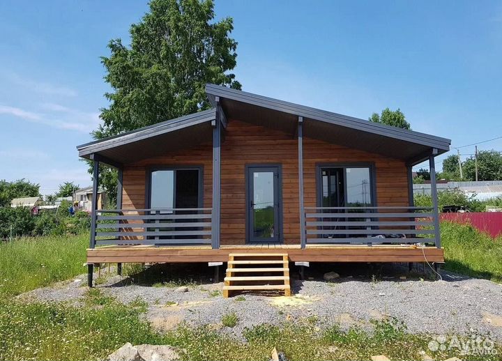 Каркасный дом 8x9