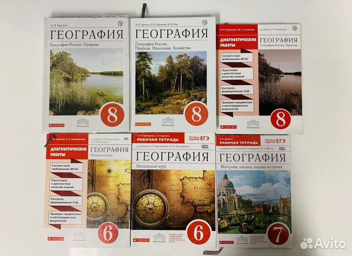 География 6, 7, 8 класс