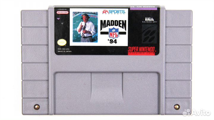 Madden NFL 94 для snes - ntsc (Без Коробки)