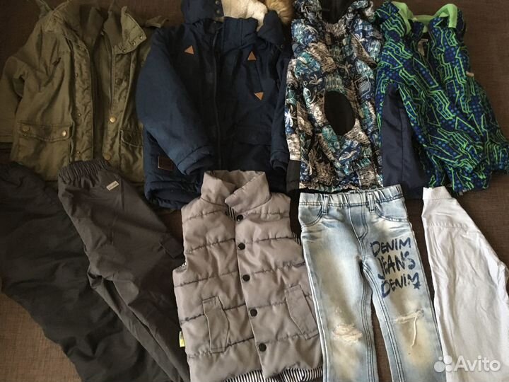 Вещи пакетом на мальчика 110-116