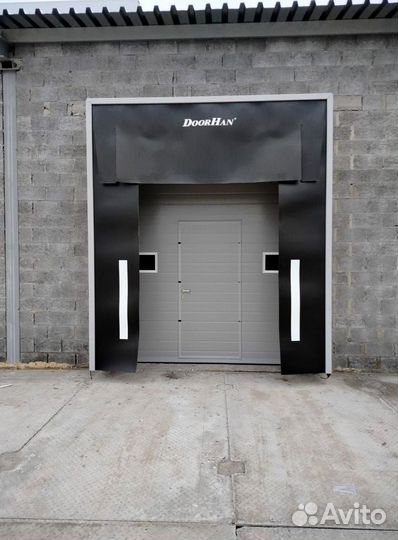 Гаражные секционные ворота с доставкой