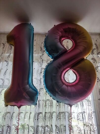 Воздушные шары цифры