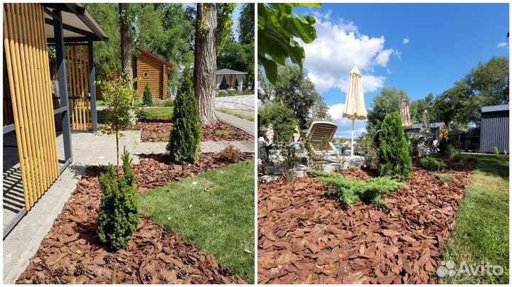 Кора лиственницы (мульча)