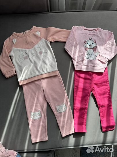 Пакет фирменных вещей для девочки 92-98