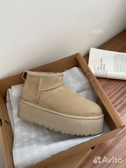 Ugg женские на платформе премиум