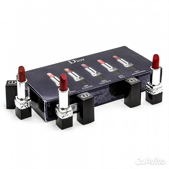 Мини набор помад Dior Rouge 5 в 1