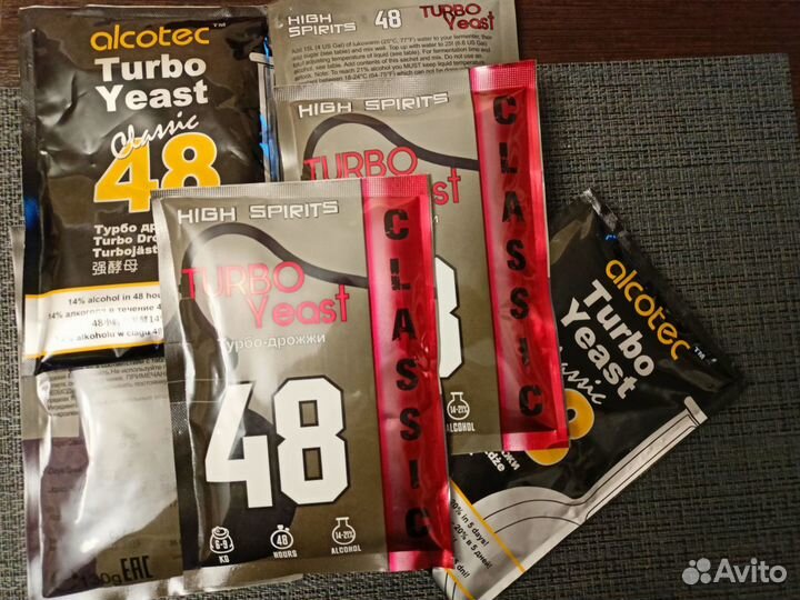 Дрожжи спиртовые турбо 48