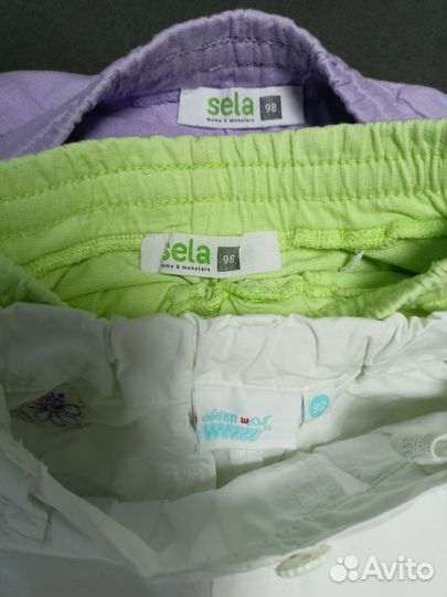 Шорты sela 98 пакетом для девочки