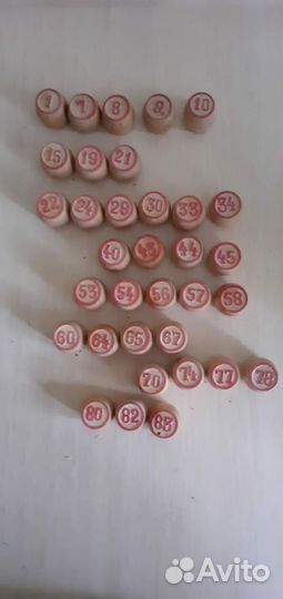 Лото бочонки деревянные СССР