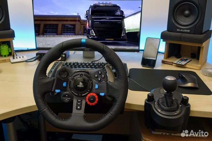 Аренда Игровой руль Logitech g29 и кпп Logitech