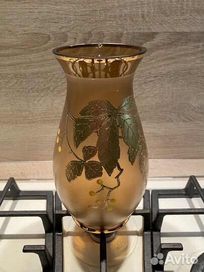 Ваза для цветов. Богемское стекло. Чехия