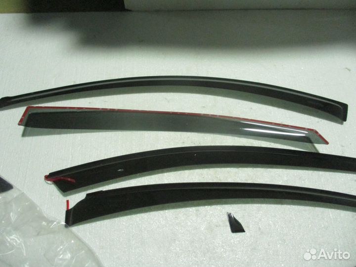 Дефлекторы окон Hyundai Solaris 1 седан