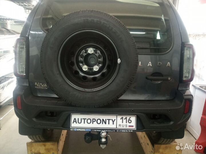 Фаркоп Niva Travel и Chevrolet Niva под квадрат