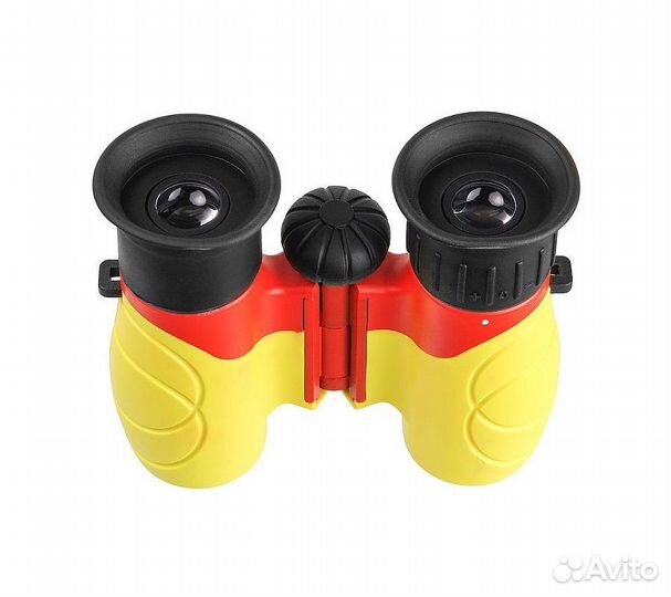 Бинокль детский Veber Эврика 6x21 желтый/красный