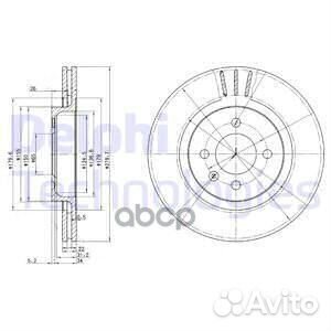 Тормозная система BG2712 Delphi