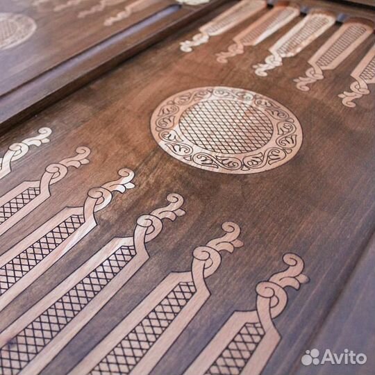 Нарды резные Бесстрашный гладиатор 61 х 70 см бук Армения 62416