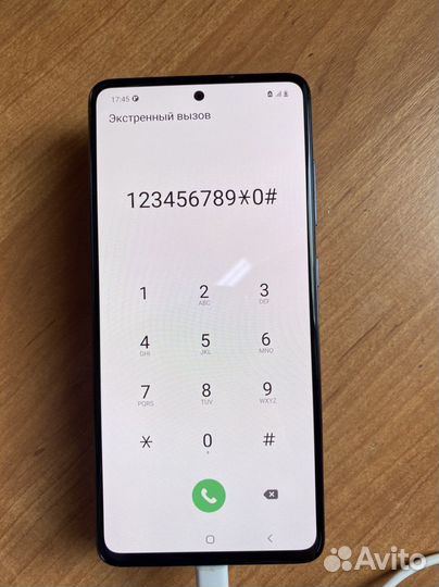 Дисплей Samsung A51 оригинал в рамке